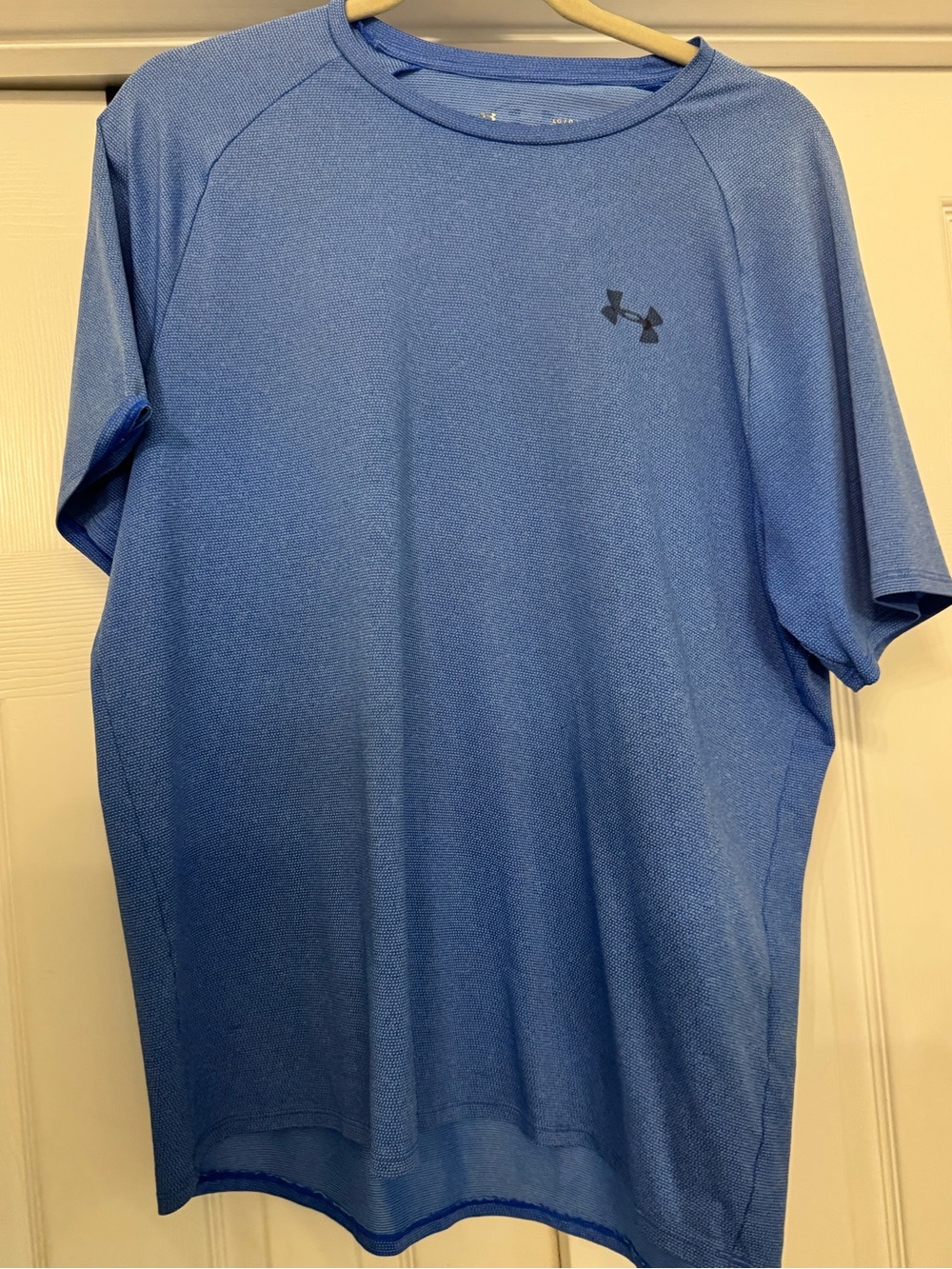 Under Armour Men's Heather Blue Short-Sleeve Athletic Tech Tee
